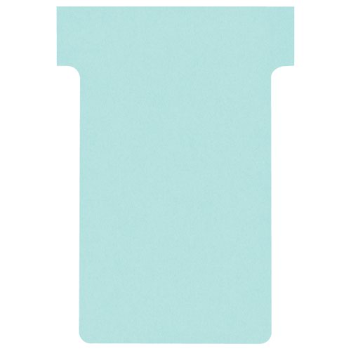 T Cards Nobo T-Cards A50 Size 2 Light Blue (Pack 100) 2002006