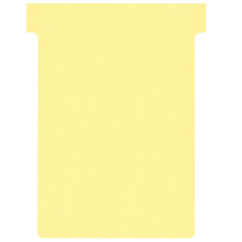 T Cards Nobo T-Cards A80 Size 3 Yellow (Pack 100) 2003004