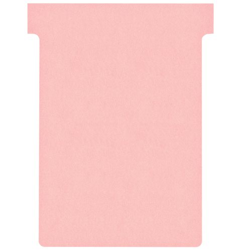 T Cards Nobo T-Cards A80 Size 3 Pink (Pack 100) 2003008