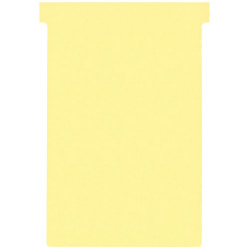 Nobo T-Cards A110 Size 4 Yellow (Pack 100) 2004004