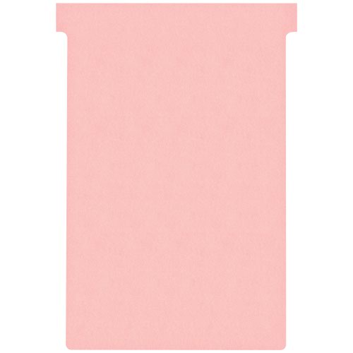 T Cards Nobo T-Cards A110 Size 4 Pink (Pack 100) 2004008