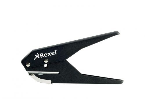 Rexel+S120+Punch+for+Single+6mm+Hole+Metal+Capacity+20x+80gsm+Black+Ref+201-20041