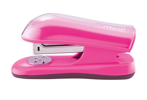 Rexel+JOY+Stapler+Half+Strip+Capacity+20+Sheets+Pretty+Pink+Ref+2104022