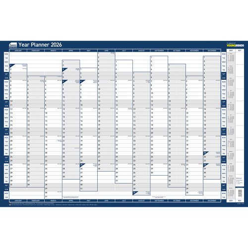 Sasco 2026 Original Year Wall Planner 915W x 610mmH With Wet Wipe Pen & Sticker Pack Unmounted - 2410266 Sasco 2026 Original Year Wall Planner 915W x 610mmH With Wet Wipe Pen & Sticker Pack Unmounted - 2410266