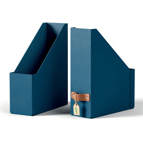 Leitz Puro Magazine File, 100% recycled card, pack of 2 Leitz Puro Magazine File, 100% recycled card, pack of 2