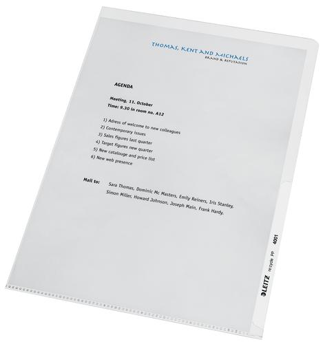 Part Files Leitz Recycled Folder A4 140 Micron (Pack of 100) 40011003
