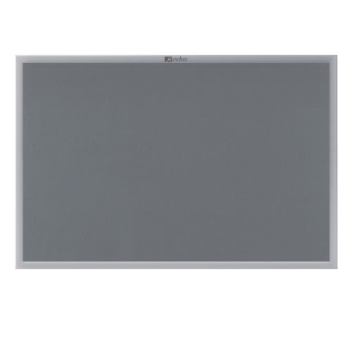 Nobo+Essence+Felt+Notice+Board+Grey+900x600mm+Ref+1915205
