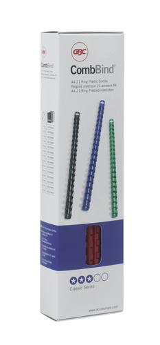 Binding Combs GBC Binding Comb A4 14mm Black (Pack 100) 4028178
