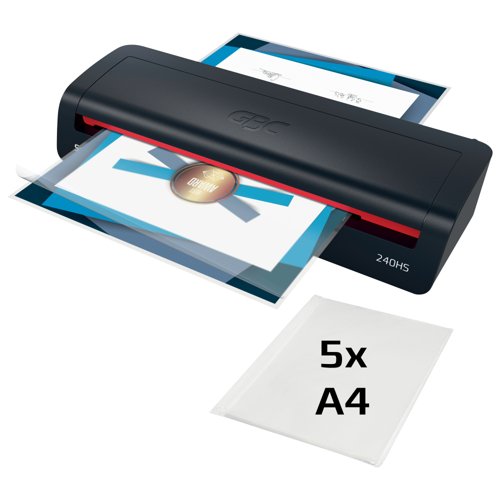 GBC 240HS Home Office A3 Laminator Black & Red - 4410069UK GBC 240HS Home Office A3 Laminator Black & Red - 4410069UK