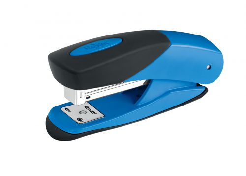 Desktop Staplers Rexel Choices Matador Half Strip Stapler Metal 25 Sheet Blue 2115689