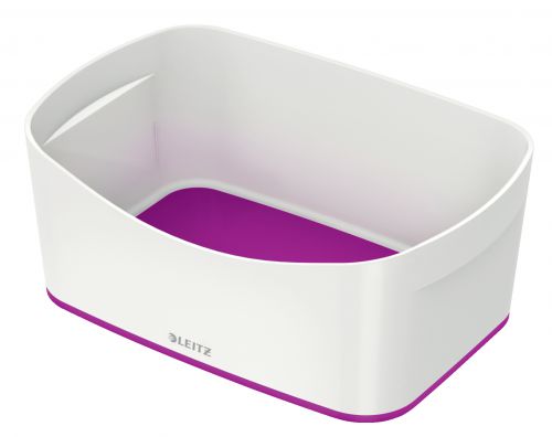 Leitz MyBox WOW Storage Tray White/Purple 52574062