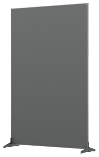 Straight Tops Nobo Impression Pro Free Standing Room Divider Screen Felt 1200x1800mm Grey 1915521