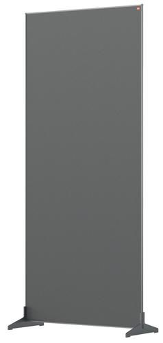 Nobo Impression Pro Free Standing Room Divider Screen Felt 800x1800mm Grey 1915522