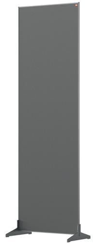 Straight Tops Nobo Impression Pro Free Standing Room Divider Screen Felt 600x1800mm Grey 1915523