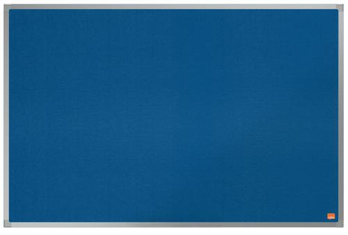 Felt Nobo Essence Blue Felt Noticeboard Aluminium Frame 900x600mm 1915203