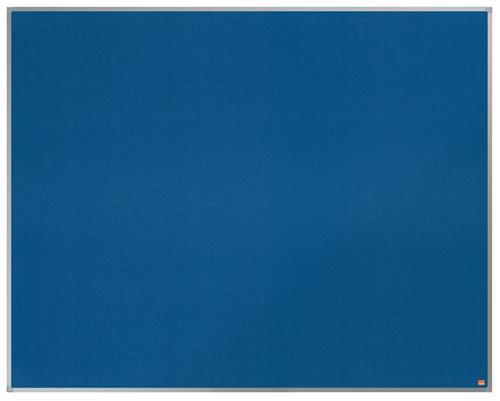 Felt Nobo Essence Blue Felt Noticeboard Aluminium Frame 1500x1200mm 1915456