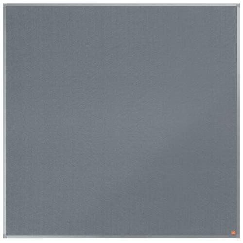 Nobo Essence Grey Felt Noticeboard Aluminium Frame 1200x1200mm 1915457