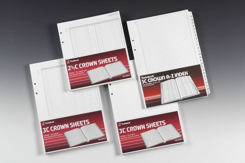 Twinlock 3C Crown Plain Sheets 322x228mm Ref 75840 [Pack 100]