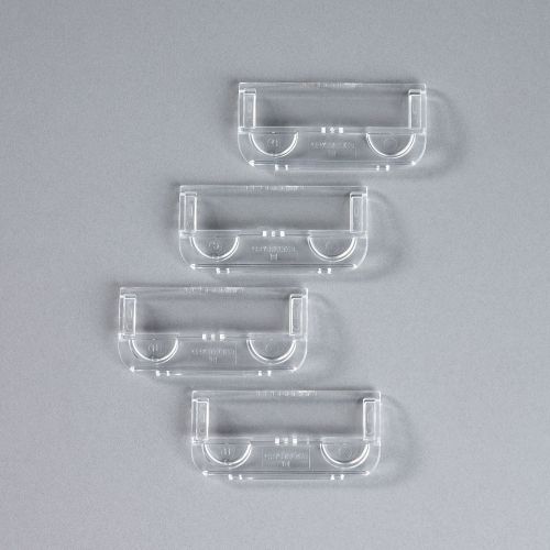 Rexel Crystalfile Plastic Suspension File Tab Clear (Pack of 50) 78020