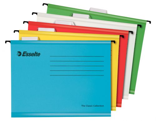 Esselte+Pendaflex+A4+Vertical+Suspension+Files+-+Assorted+%28Pack+of+10%29
