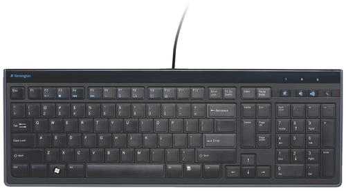 Kensington Advance Fit Full Size Wired Keyboard Black K72357UK