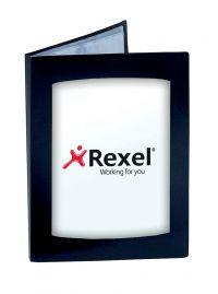 REXEL A3 CLEARVIEW BLACK 24 POCKET BOOK