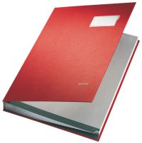 L:SIGNATURE BOOK PP 20COMP. RED