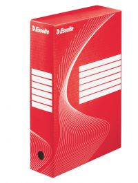 E:ARCHIVE BOX BOXY 80MM RED
