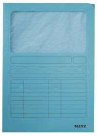 L:WINDOW FOLDER A4 LIGHT BLUE