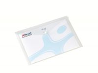 Rexel Popper Wallet Folder Polypropylene A4 Translucent White Ref 16129 [Pack 5]