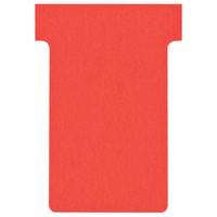 NOBO T-CARDS A50 RED (100) 2002003