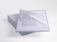 Rexel Anti Slip Cut Flush Folder Polypropylene A4 130 Micron Clear (Pack 25) 2102211