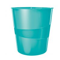L:WASTE BIN WOW 15L ICE BLUE