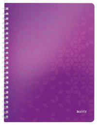 L:NOTEBOOK WOW A4 PP RULED PURPLE