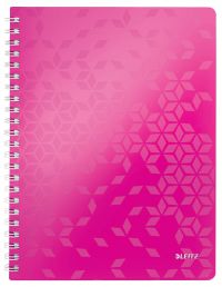L:NOTEBOOK WOW A4 PP RULED PINK