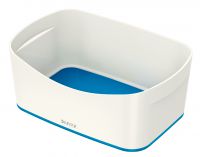 L:MYBOX STORAGE TRAY WOW WHITE/BLUE