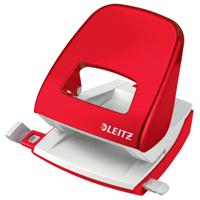 LEITZ NEXXT WOW HOLE PUNCH 30 SHEETS RED