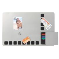 RX:COMBO BOARD MAGNETIC 610X390MM SILVER