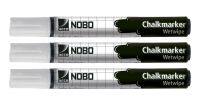 N:CHALK MARKER 3PCS WHITE
