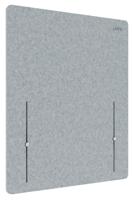 L:HEIGHTADJUSTABLE DESK DIVIDER 70X60 GY