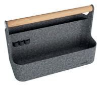 L: PORTABLE DESK ORGANISER WITH HANDLE