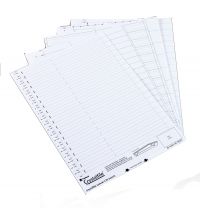 C/FILE TOP TABS CLEAR (50) 78289