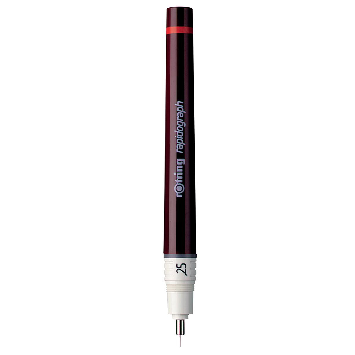 Rotring Rapidograph Pen for Precise Line Width to ISO 128 and ISO 3098/1 0.25mm Nib Ref 1903237 Rotring Rapidograph Pen for Precise Line Width to ISO 128 and ISO 3098/1 0.25mm Nib Ref 1903237