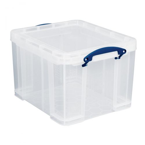 RUP80130 Really Useful 35L Plastic Storage Box, Greenstationery