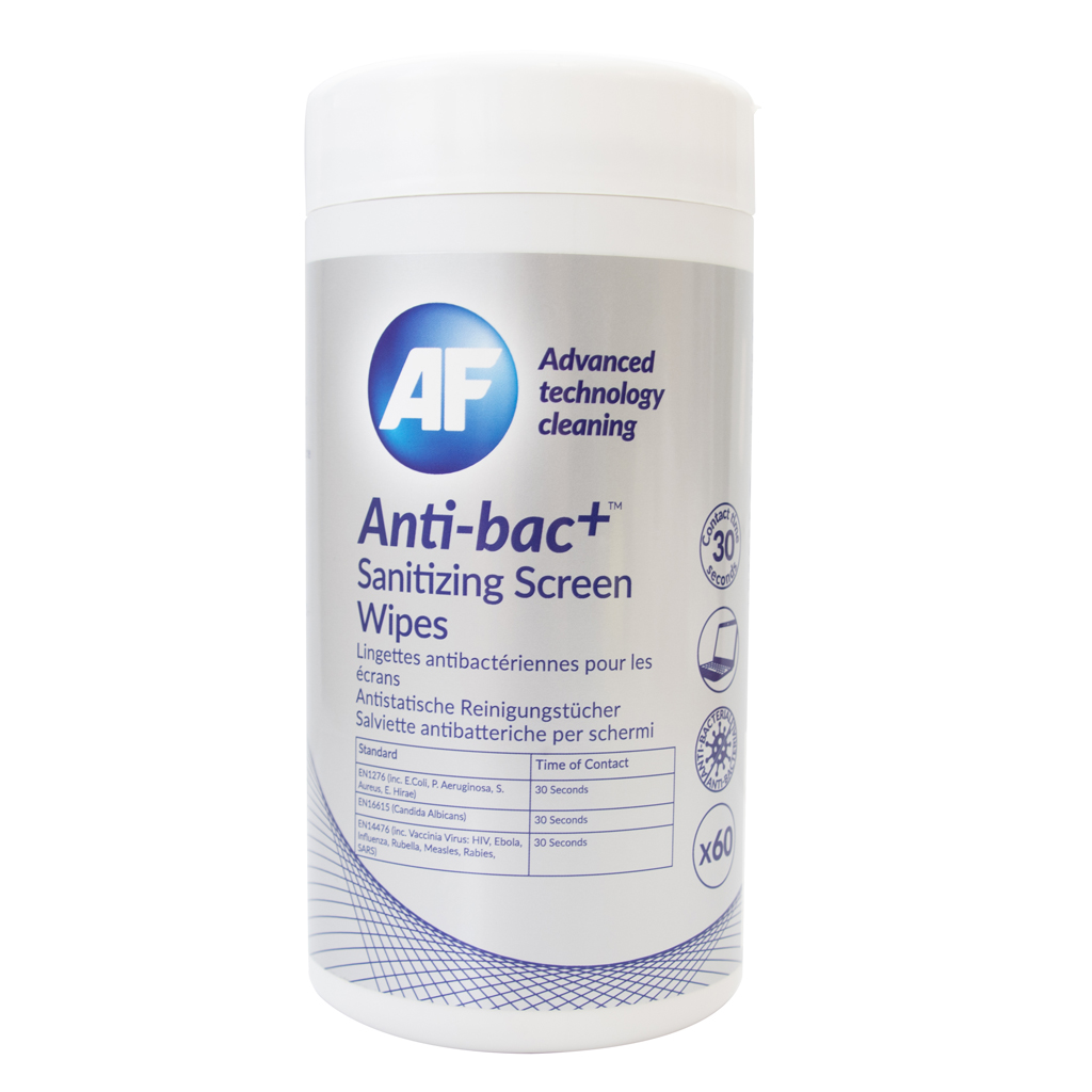 AF Anti bac Sanitising Screen Wipes