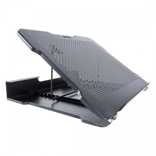 METAL+ART+ADJUSTABLE+LAPTOP+STAND+BLK