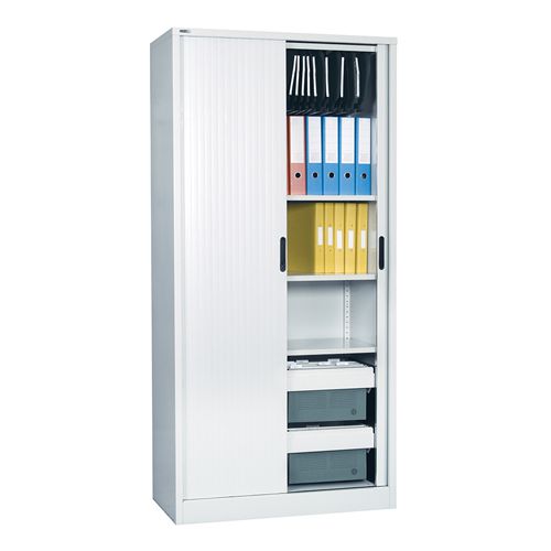 Side+opening+tambour%2C+supplied+EMPTY%2C+1981h+x+1000w+x+486d.+Grey.