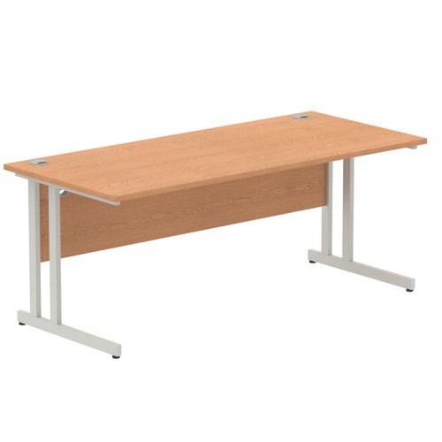 Impulse+1200mm+Straight+Desk+with+Cantilever+Leg+in+Beech