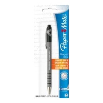 PaperMate+Flexgrip+Retractable+Ballpoint+Pen+Medium+Black+%28Pack+of+12%29+2027738
