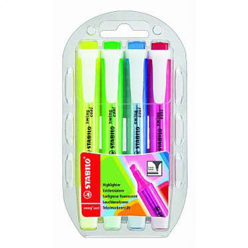 Stabilo%2C+Swing+Cool+Highlighter%2C+Wallet+4%26apos%3Bs
